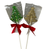 Holiday Christmas Tree Lollipop Set