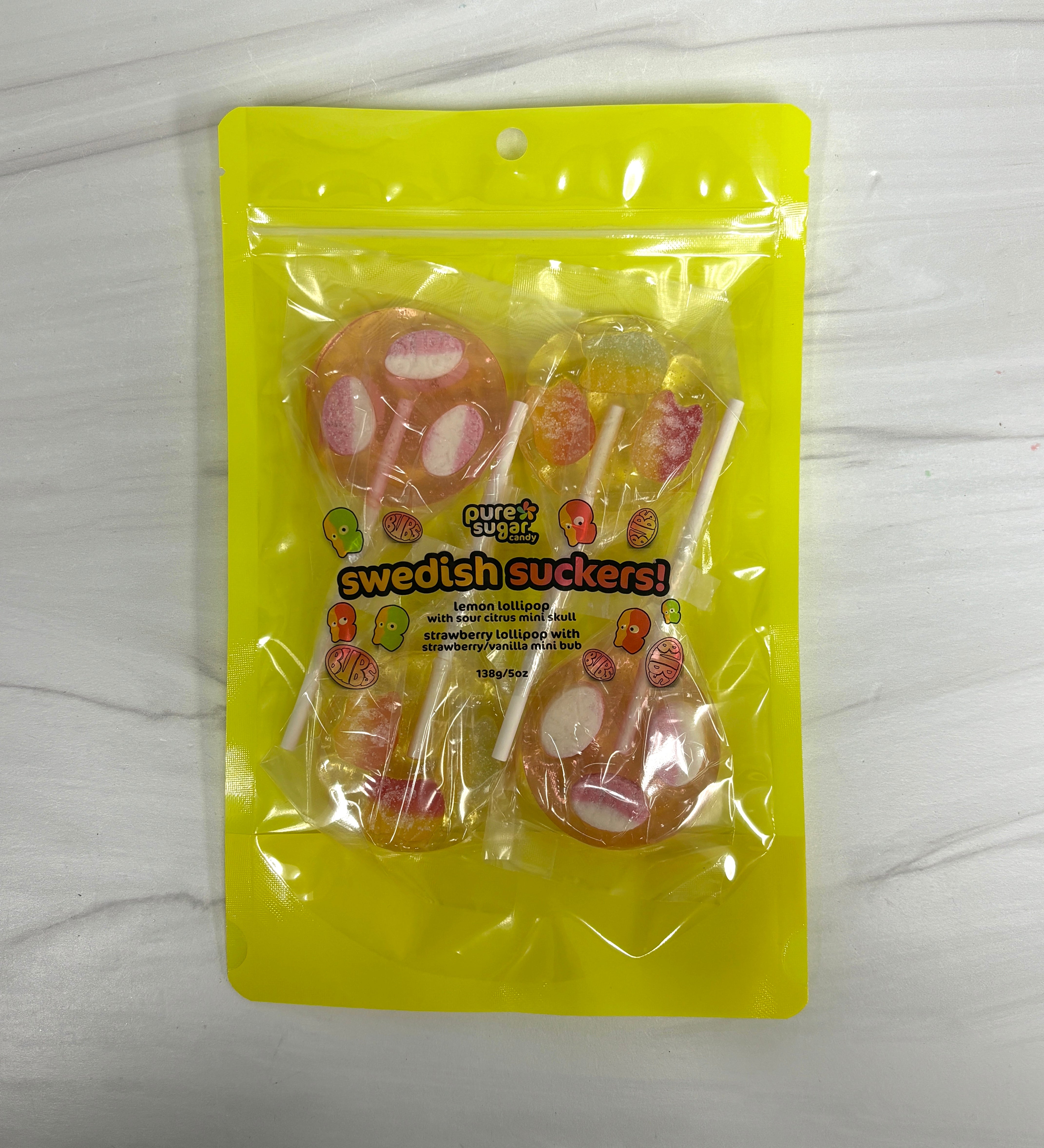 SWEDISH SUCKERS - Mini BUBS Lollipops