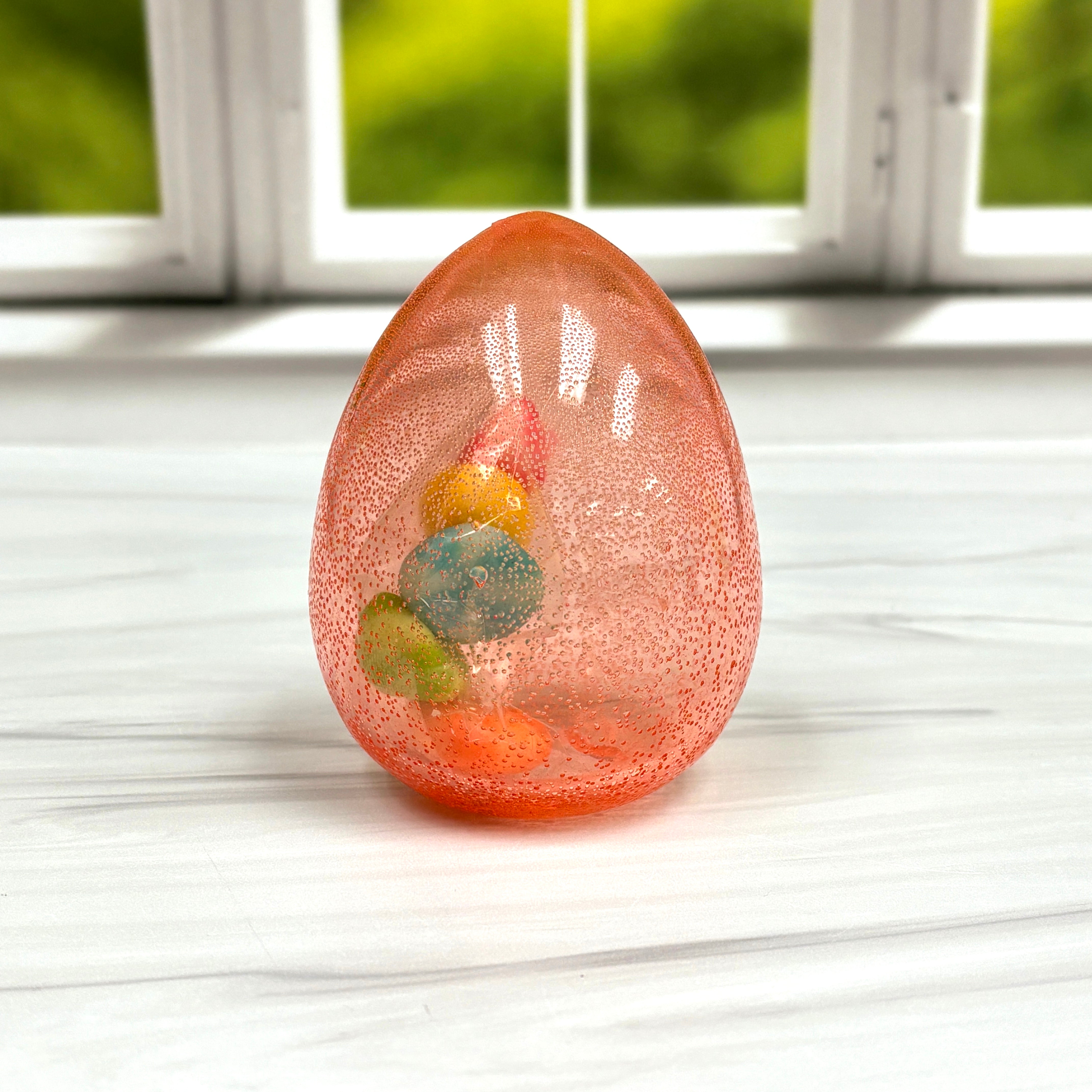 Hollow Candy Easter Egg filled with Gummy Eggs