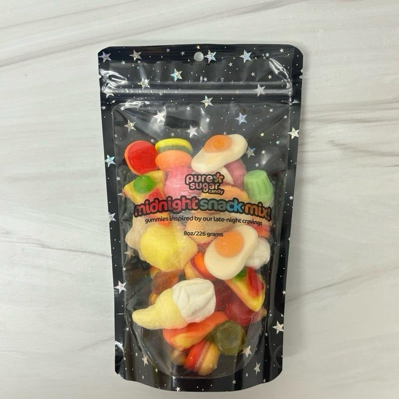 Midnight Snack Gummy Candy Mix - 1/2 pound – Pure Sugar Candy