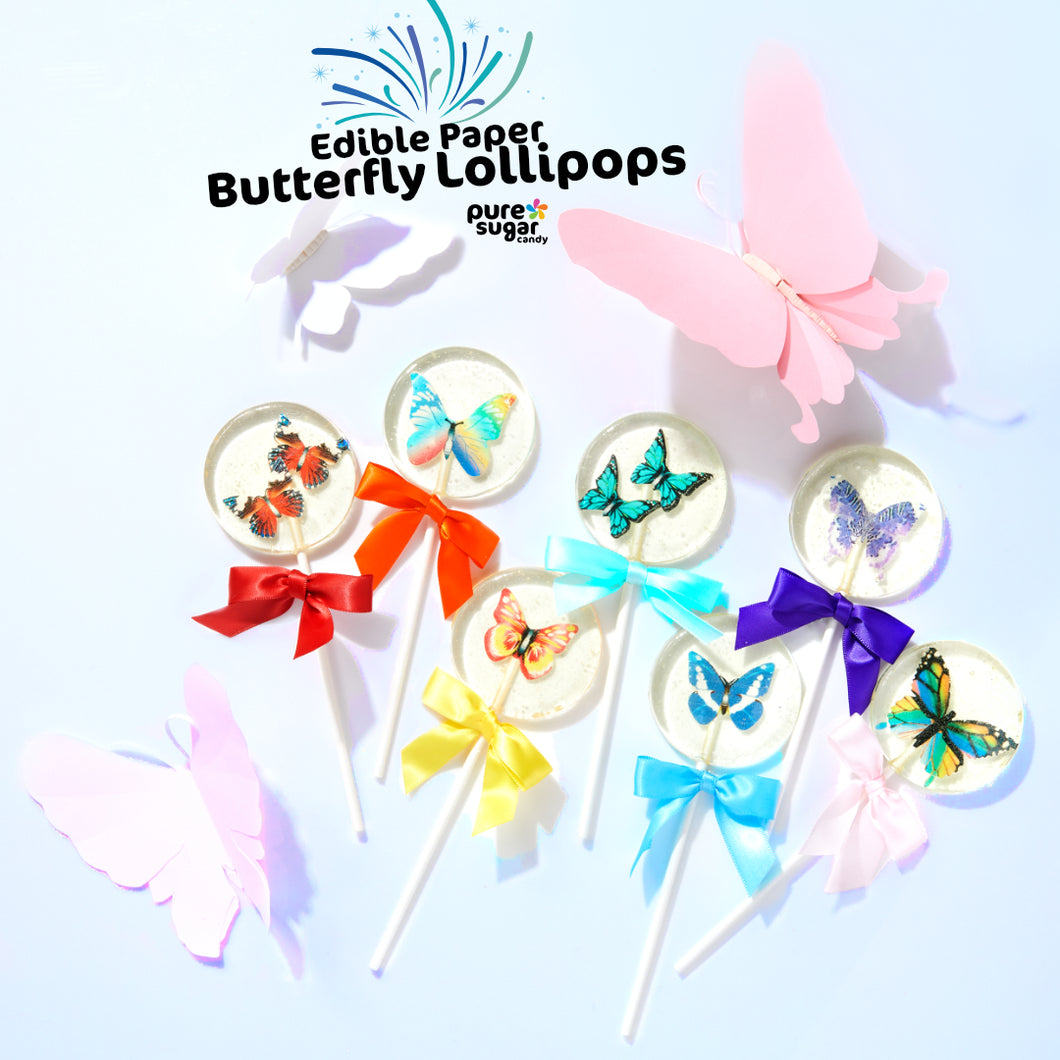 Lollipop - Edible Paper Butterfly