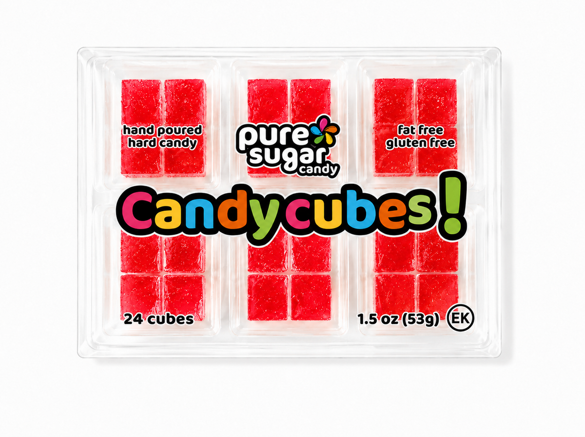 Candy Cubes - Red Hot Cinnamon – Pure Sugar Candy