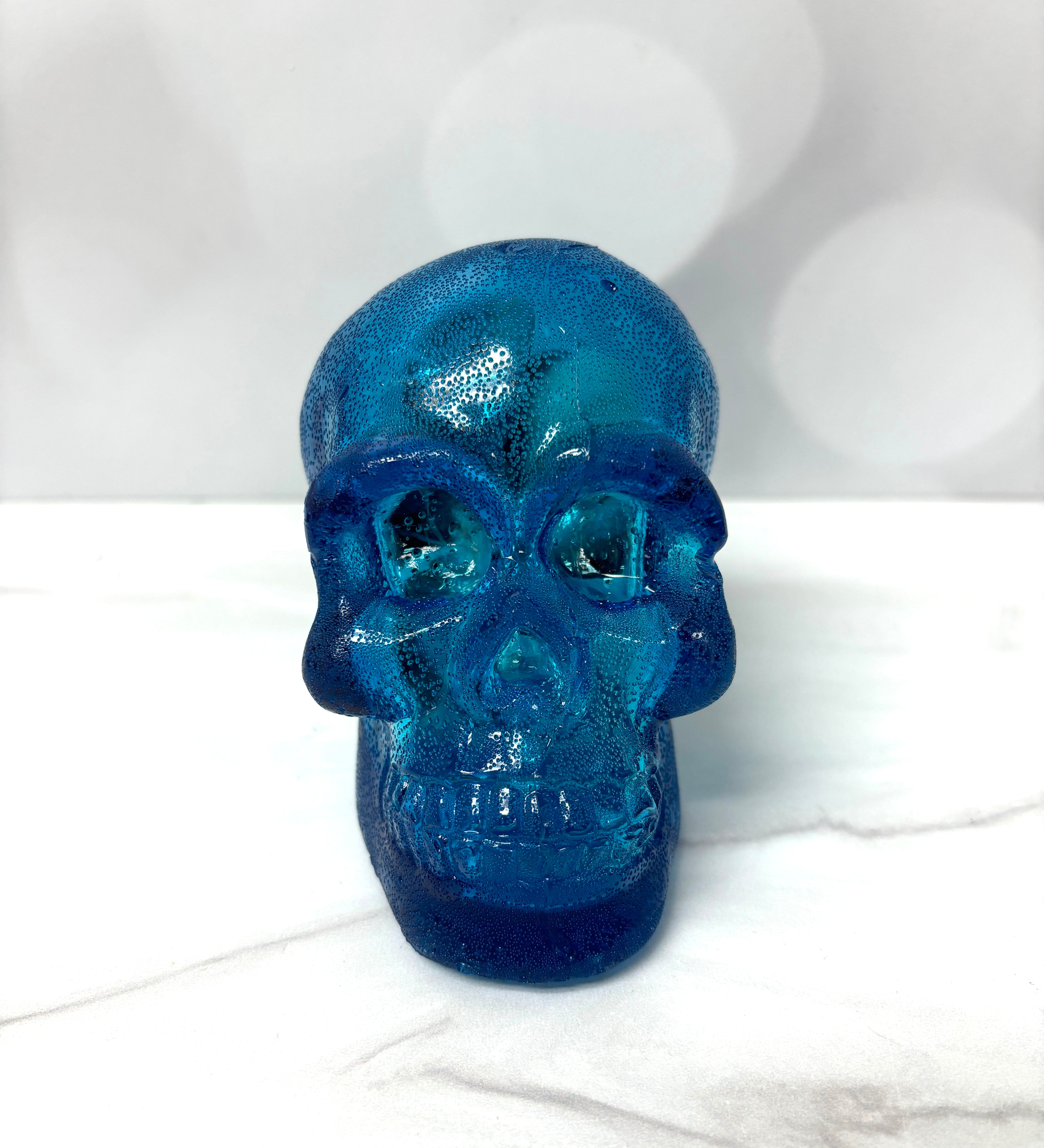 Hollow Hard Candy Skull filled with Gummies