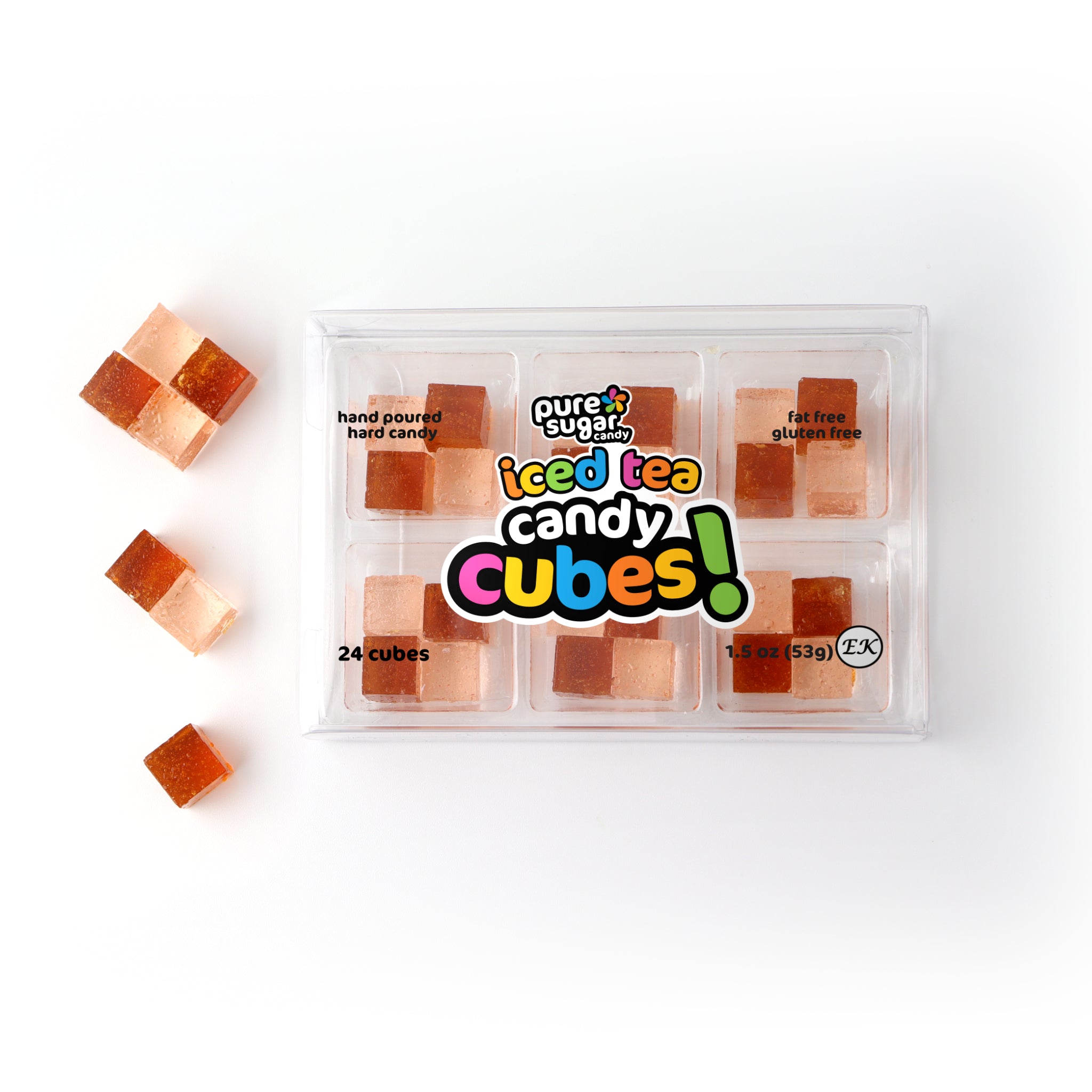 Candy Cubes - Peach Iced Tea – Pure Sugar Candy