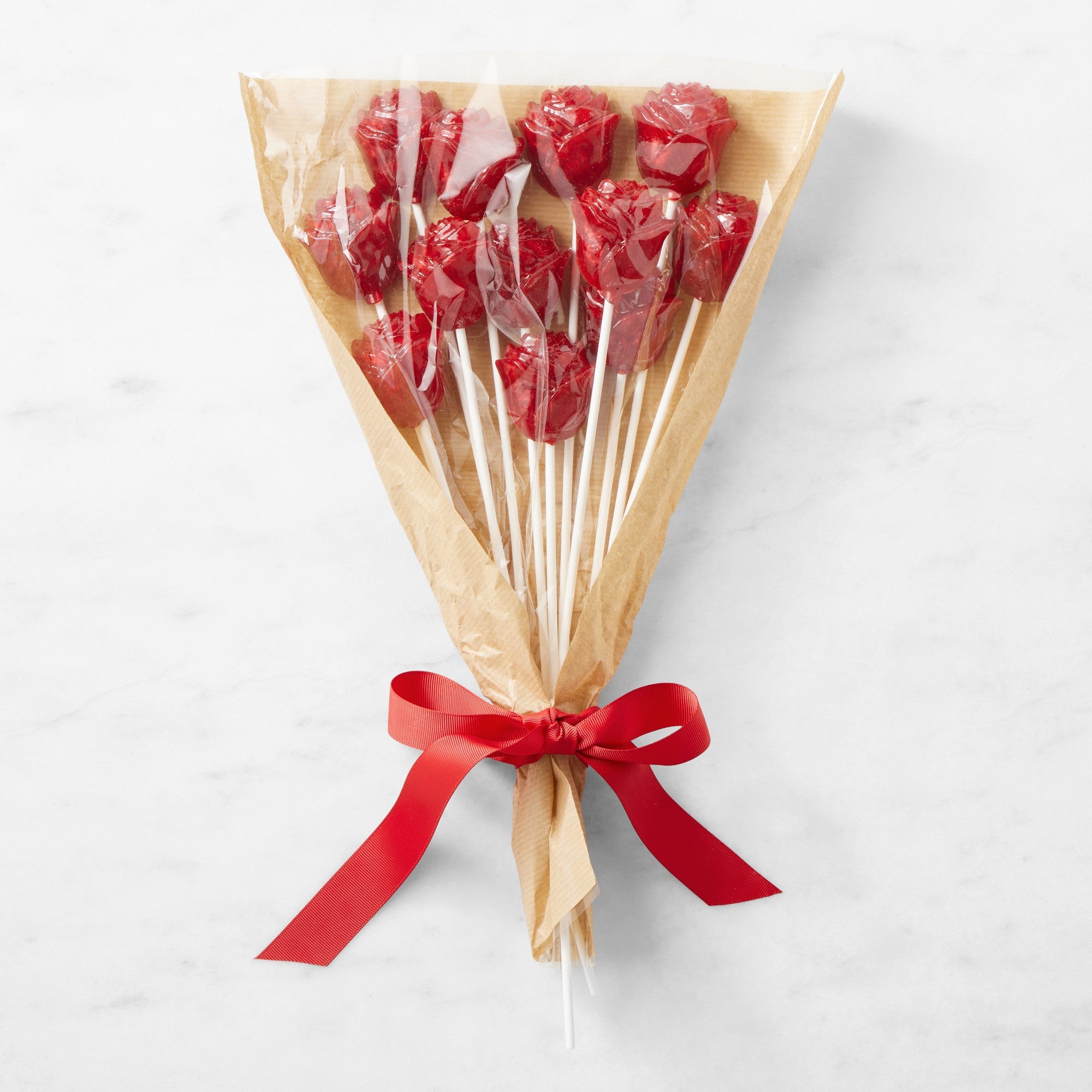 Candy Dipped Roses Bouquet of Lollipops - Strawberry Roses – Pure Sugar Candy