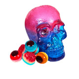 Hollow Hard Candy Skull filled with Gummies