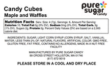Candy Cubes - Maple Syrup and Waffles