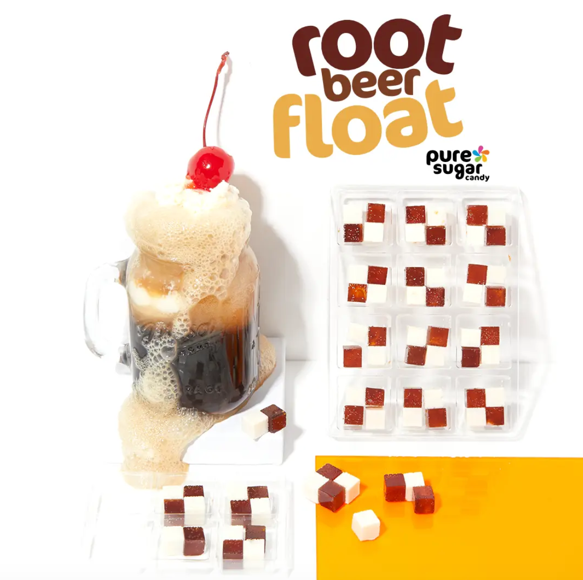 Candy Cubes - Root Beer Float – Pure Sugar Candy