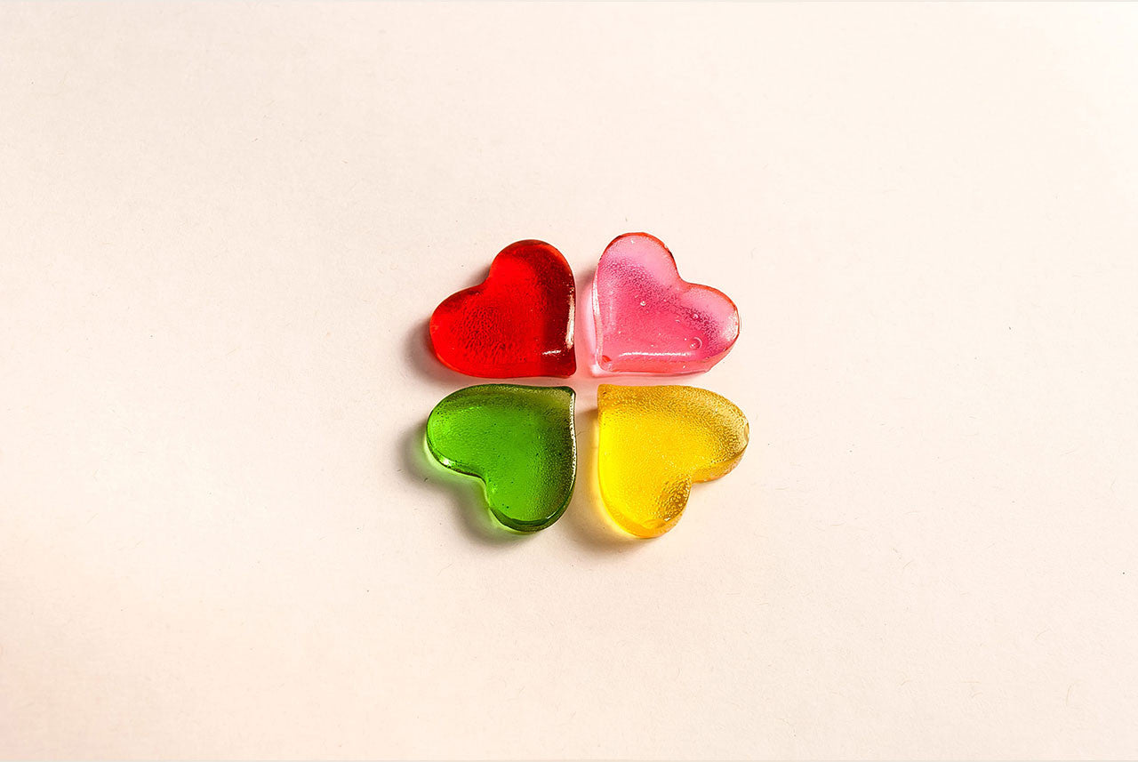 Hard Candies Hearts Pure Sugar Candy