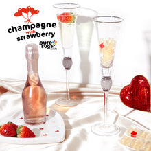 Candy Cubes - Champagne with a Strawberry